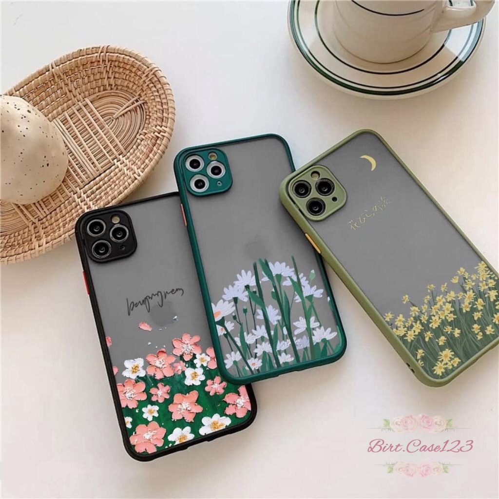 SOFTCASE DOVE HYBRID CUSTOM FLOWER OPPO VIVO SAMSUNG REALME XIAOMI IPHONE INFINIX FOR ALL TYPE BC6469