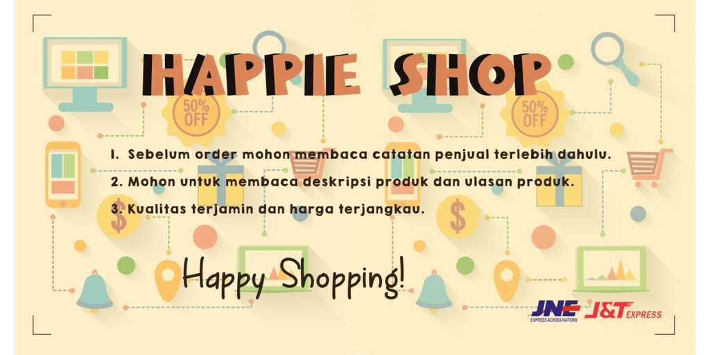 Toko Online happie shop Shopee Indonesia