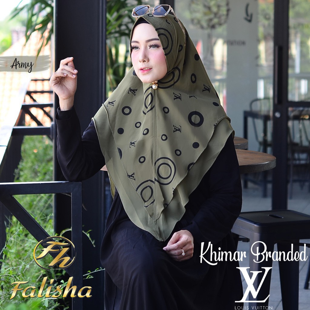 Jilbab Syari Khimar Branded eLVi Ori Falisha Sayra By Athirtextile