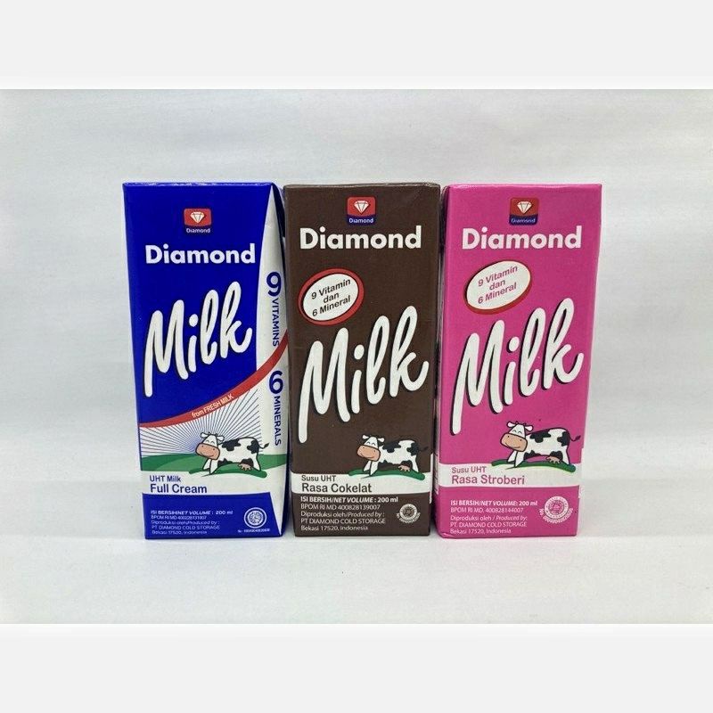 

Diamond Susu UHT 200 ml.9 Vitamin 5 Mineral.{Anda Belanja Anda Beramal