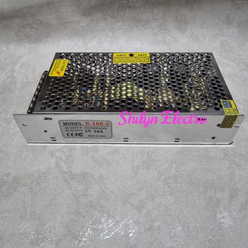 POWER SUPPLY 5V 20A TRAVO NEW PSU SUPLY KLOP