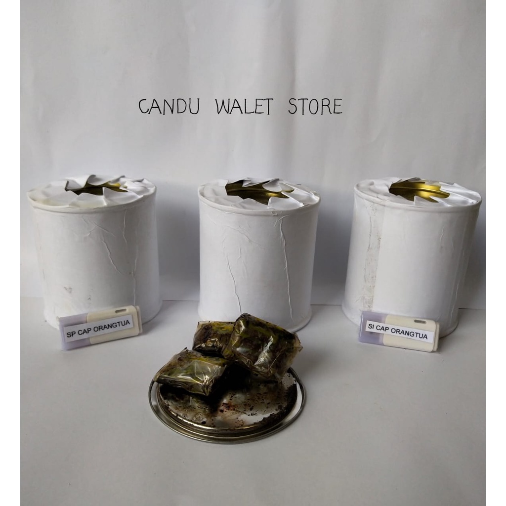 CANDU WALET CAP 2 TENGKORAK SATU KALENG BONUS SP & SI