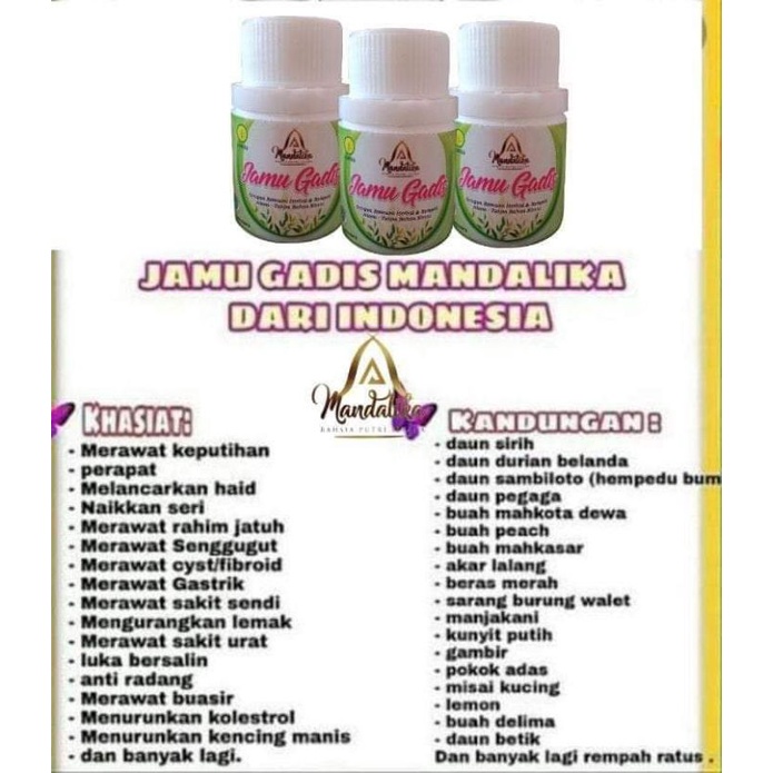 

jamu gadis mandalika