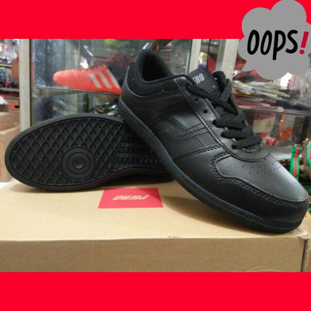 Sepatu sekolah Piero B-715 P50036 All Black OBRAL