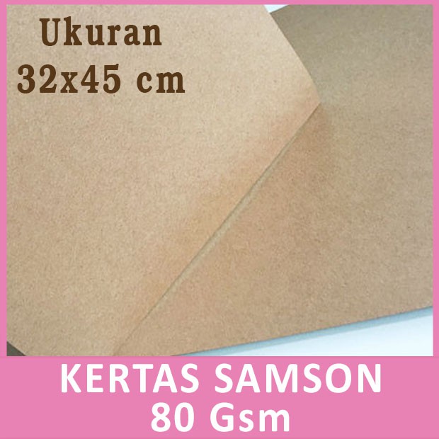

kertas samsons per lembar