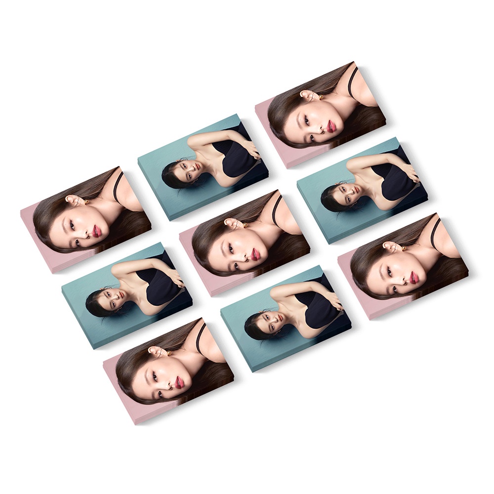 54pcs / set Kartu Lomo Foto KPOP BLACKPINK LISA JENNIE ROSE Solo