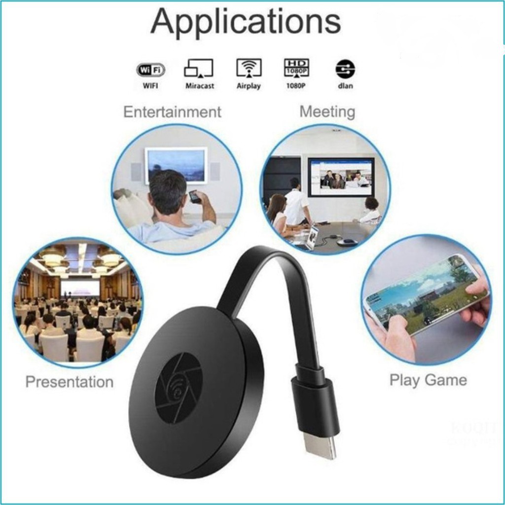 Chromecast 2 tv streaming hdmi device G2 4k wifi screen mirroring for android iphone laptop macbook chromebook