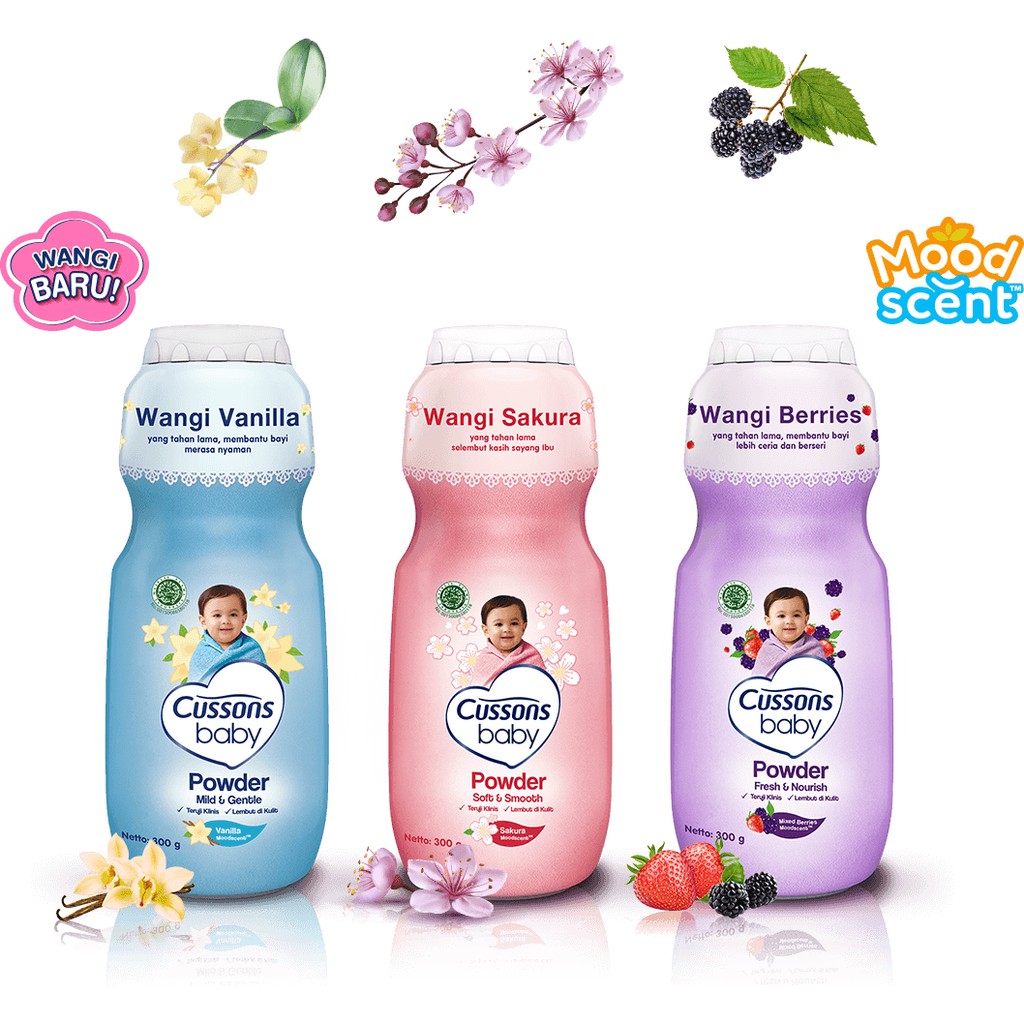 Cussons Baby Powder / 50gr / 100gr / 200gr / 350gr / Extra 40% - 50%
