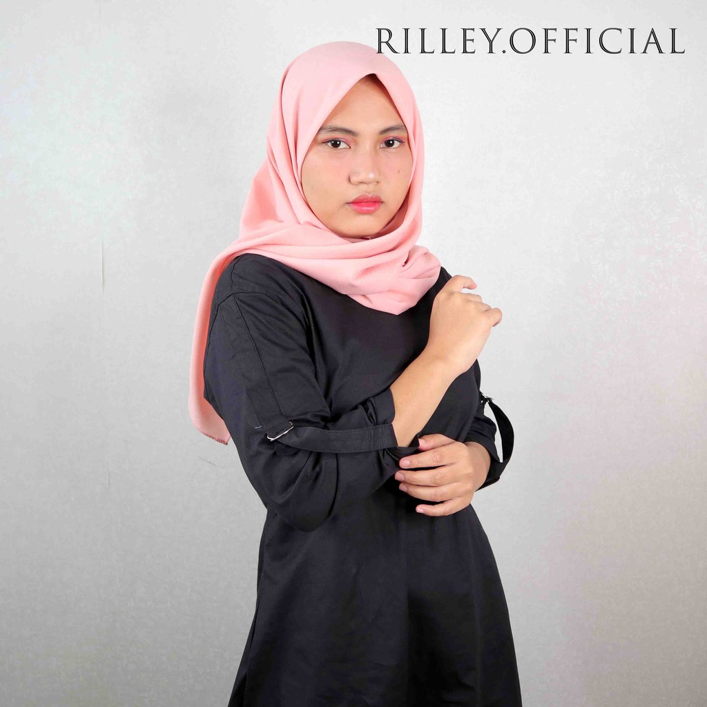 RILLEY - Keena Atasan Muslim Wanita Tunik Polos