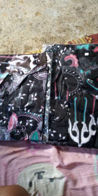 Batik Couple Keluarga Sania Ruflle Batik Couple Ori Ndoro Jowi Motif Kupu Putih