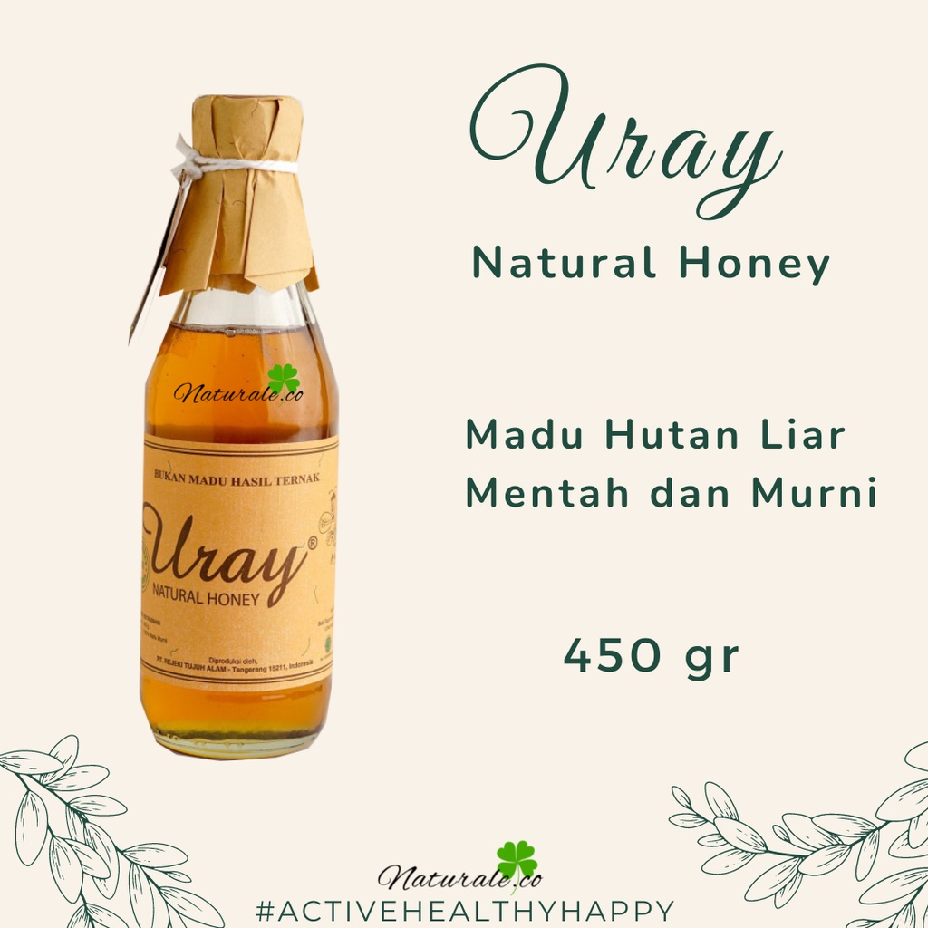 

Madu Uray - Natural Honey - Madu Hutan - Madu Murni - Madu Asli - 450 gr (330ml)