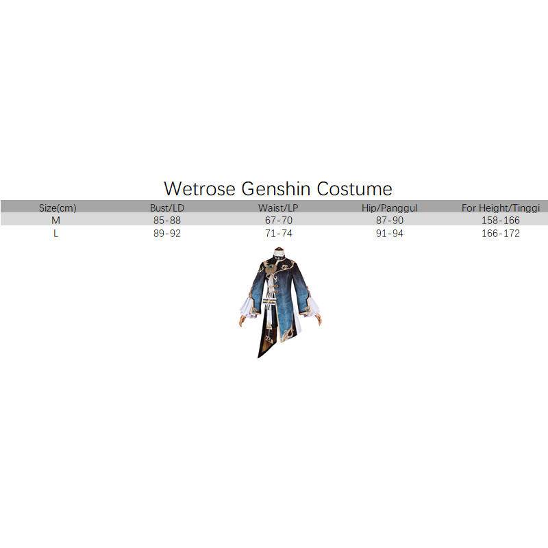 【Wetrose】Genshin Impact Xing Qiu XingQiu Original Ver Battle Uniform Gorgeous Outfit Anime Cosplay Jacket Shirt Pants Costume Kostum Pria Wanita