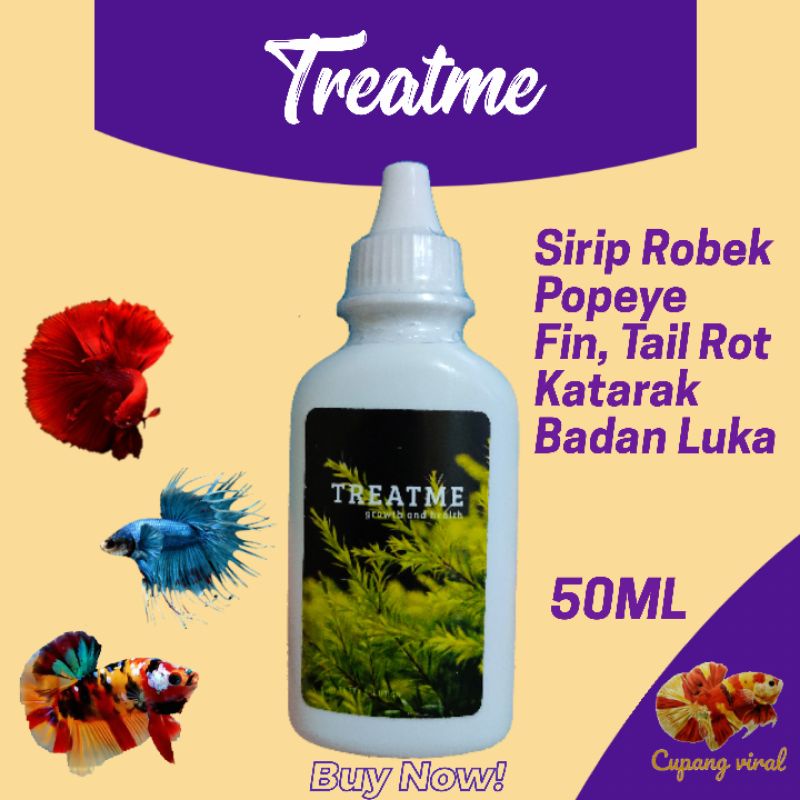 TREATME - Obat Cupang Dan Ikan Hias Lainnya 50ML