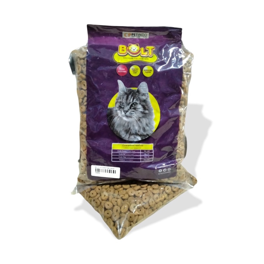 Bolt Cat Repack 800gr, Makanan Kucing