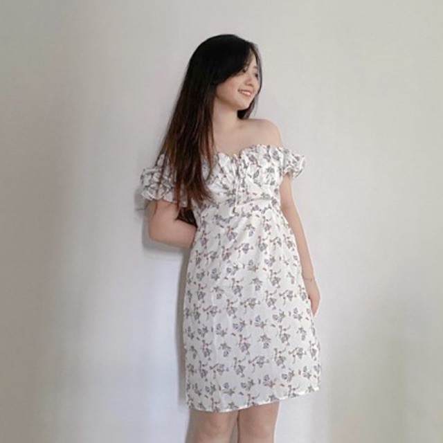 Alice Mini Dress / Dress Pendek Wanita Motif Bunga