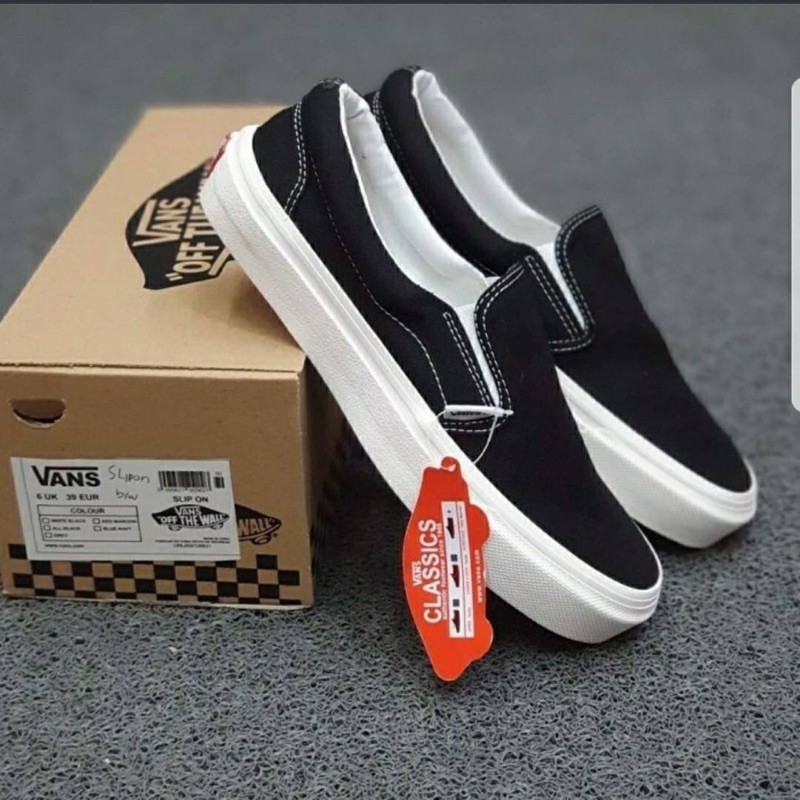 Vans slip on OG black white unisex