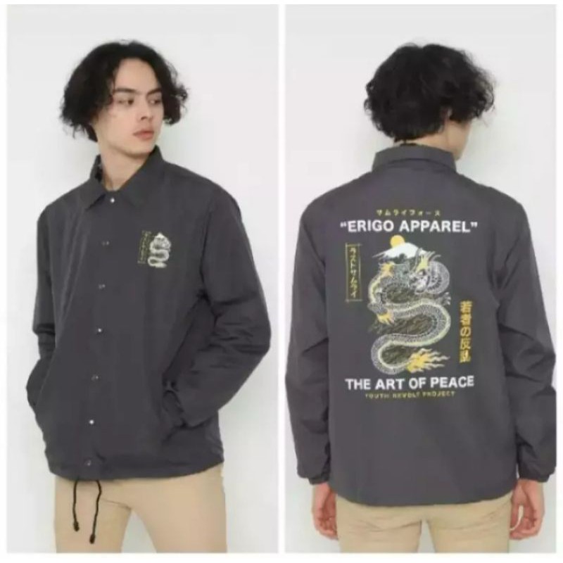 jaket erigo parasut pria / sweater hoodie crewneck erigo pria / wanita