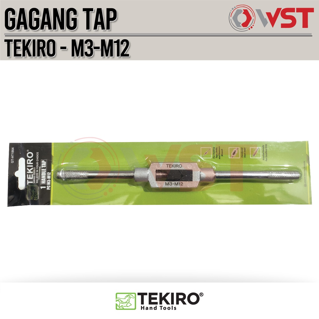 Tekiro Gagang Tap M3-M12 / Stang Hand Tap / Gagang Hand Tap