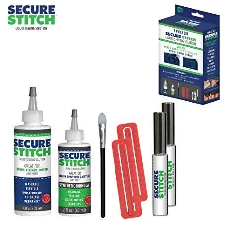 VOM SECURE STITCH Liquid Glue Sewing Solution Set Kit - Lem Jahit 0664