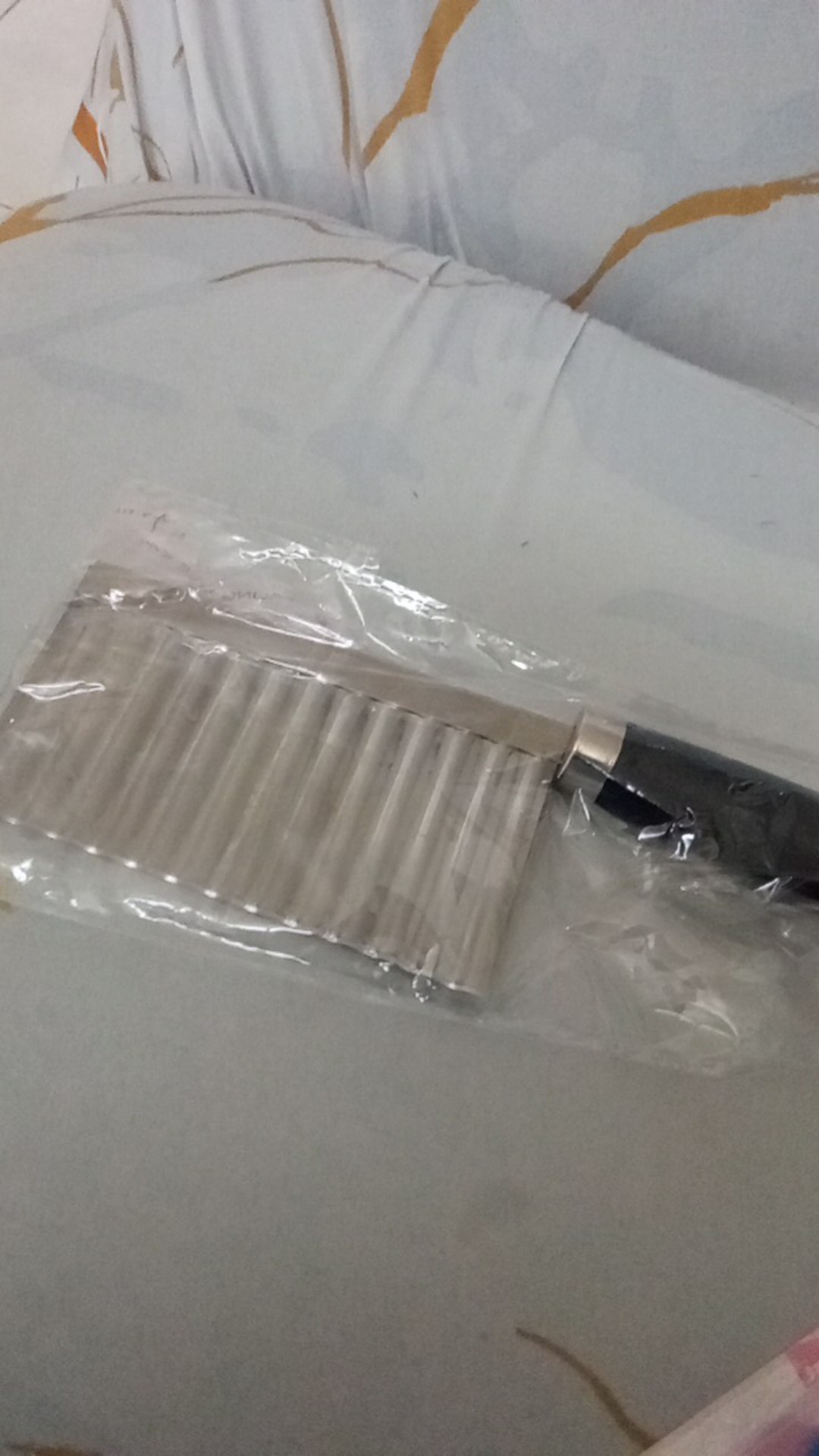 Pisau Gelombang Stainless Multi Fungsi Pemotong Kentang Sayur Buah