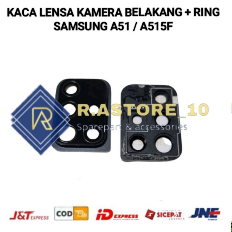 Kaca Kamera + Ring Samsung Galaxy A51 A515FLensa Camera Belakang