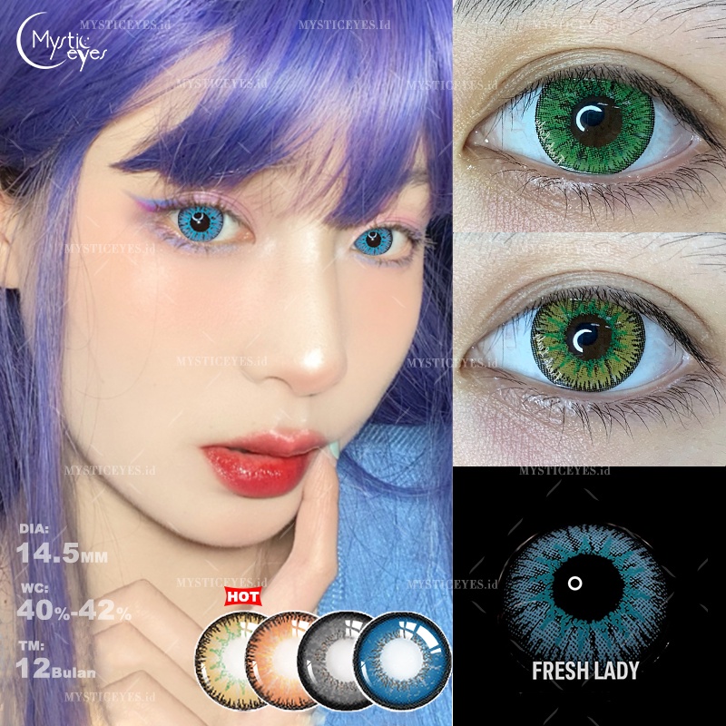 [✅COD] MYSTICEYES SOFTLENS COSPLAY VIKA TRICOLOR SERI 14.5MM (NORMAL)