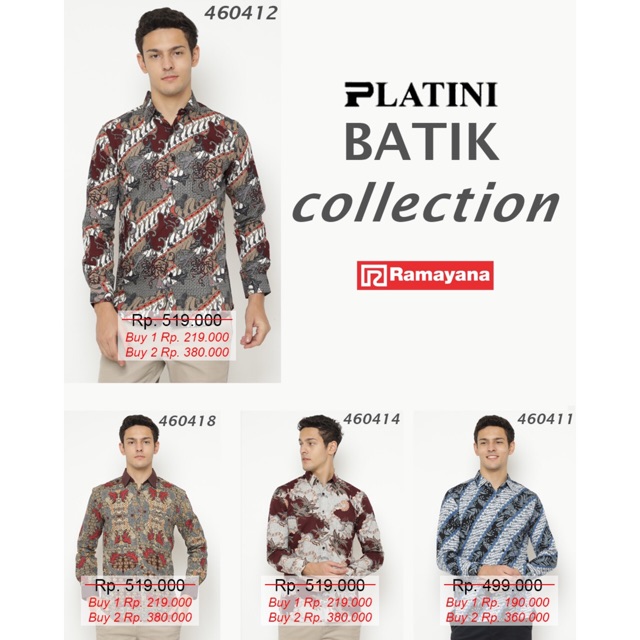 Kemeja Batik Platini