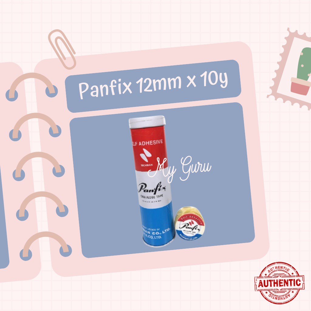 

[ROL] PANFIX 1/2 INCH / 12 MM X 10 YARD SOLATIP / SELOTIP / ISOLASI / SELF ADHESIVE CELLULOSE TAPE