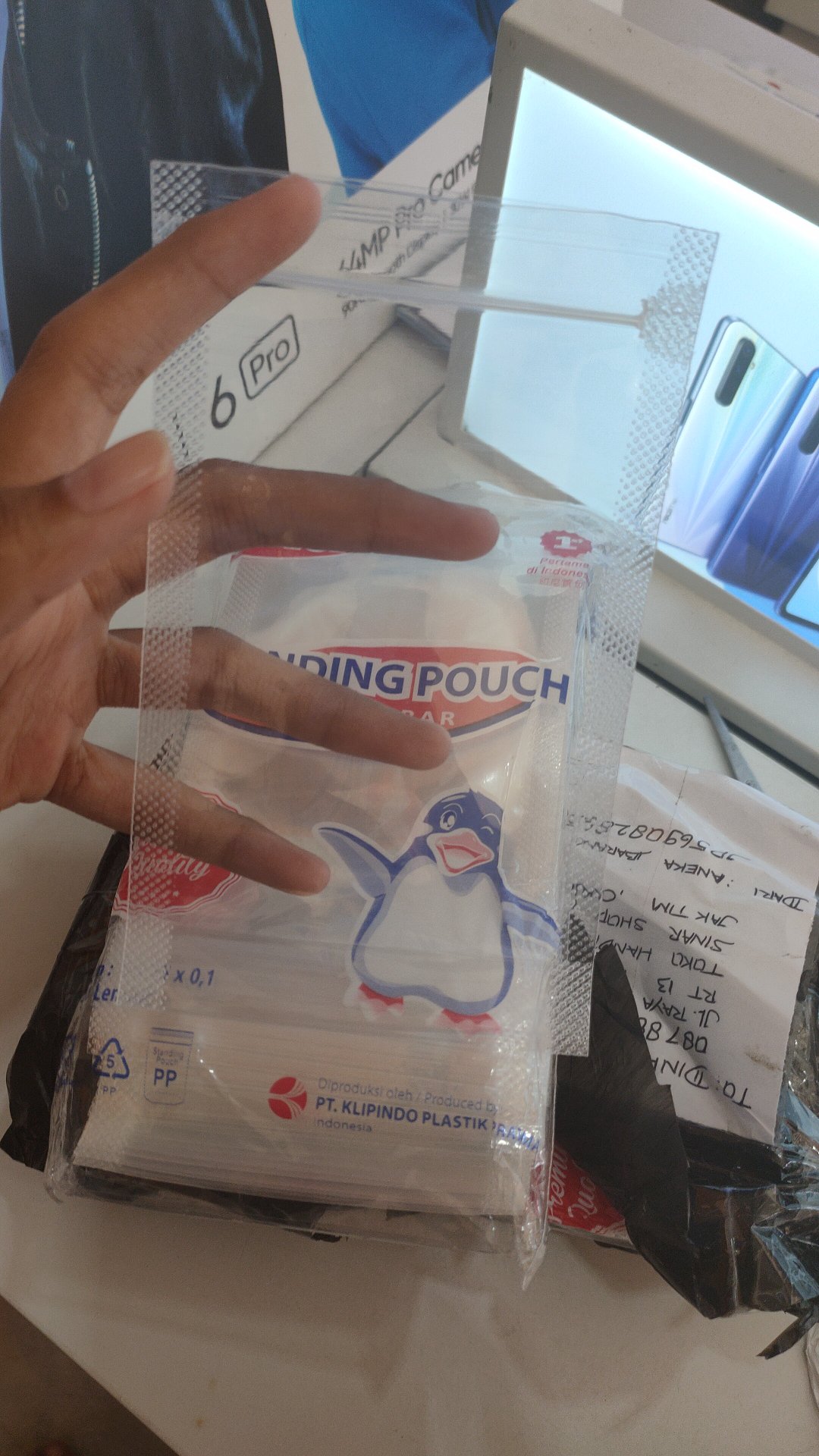 Standing Pouch Ukuran 9x15 Cm Plastik Klip Berdiri Zipper Lock