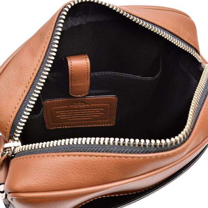 Coach Charles Flight Bag Dark Saddle (C54782)