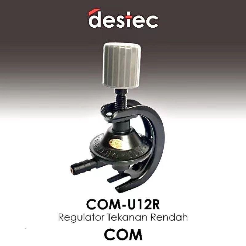 REGULATOR GAS DESTEC NON METERAN 201S U12R KEPALA JEPUT PUTAR TEKENAN RENDAH