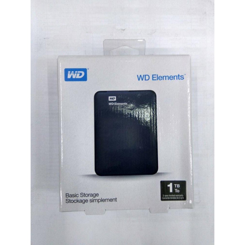 WD ELEMENTS 1TB USB 3.0 / EXTERNAL HARDISK ORIGINAL 100%