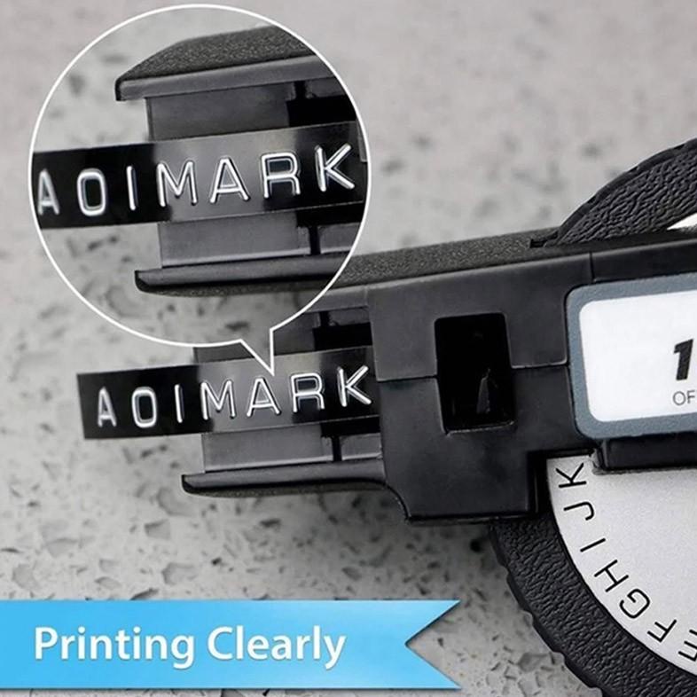 

Hanya Saat ini MOTEX Dymo Embossing Label Maker Printer Label DIY Manual Typewriter Tape Capital