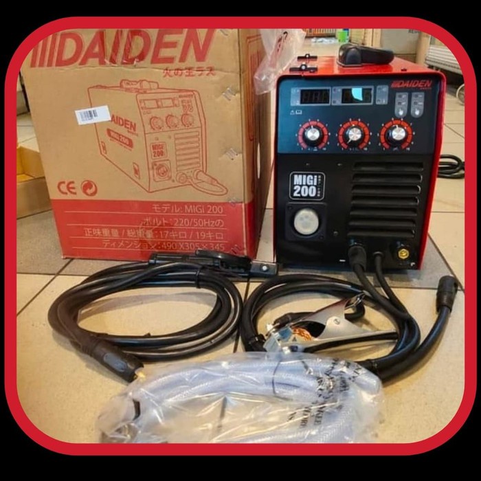 Mesin Las MIGi 200 DAIDEN Model DIGITAL / Travo Las Listrik CO2 MIGi200 IGBT
