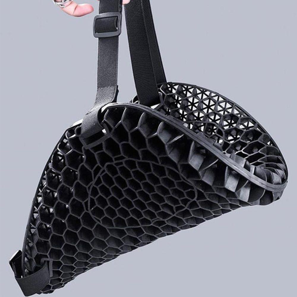 Top Bantal Kursi Motor Pereda Tekanan 3D Anti Slip Gel Honeycomb