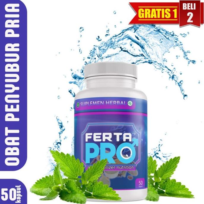PROMO Obat/Mandul Penyubur/Pengental Sperma/Mani Encer Pria Herbal Fertapro Asli