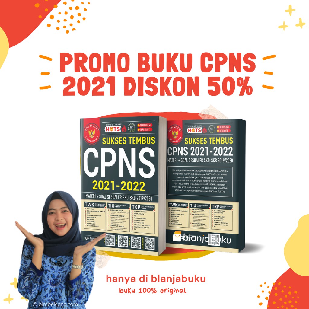 KIRIM HARI INI!!! BUKU CPNS 2021 HOTS / SUKSES TEMBUS CPNS ...