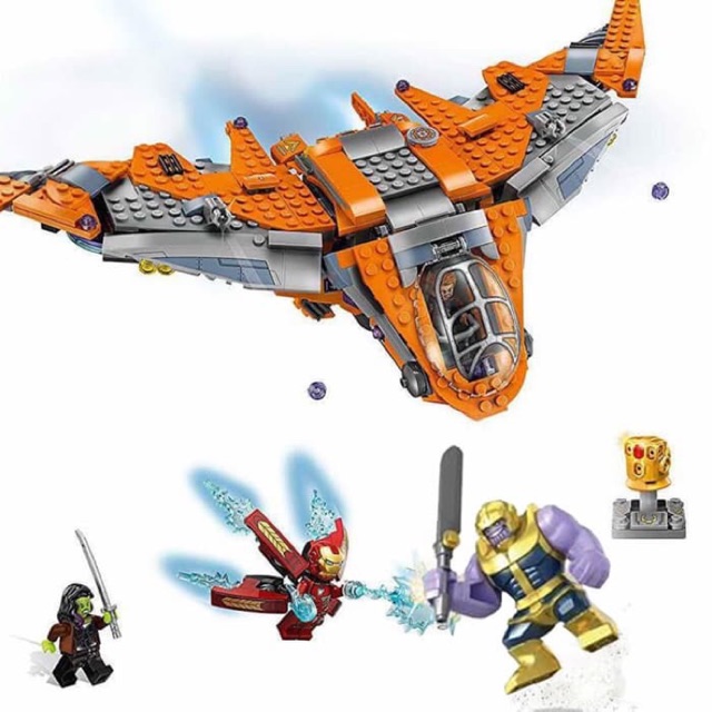 thanos ultimate battle lego