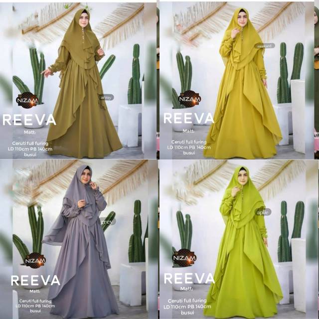 Gamis syari ceruti REEVA by nizam