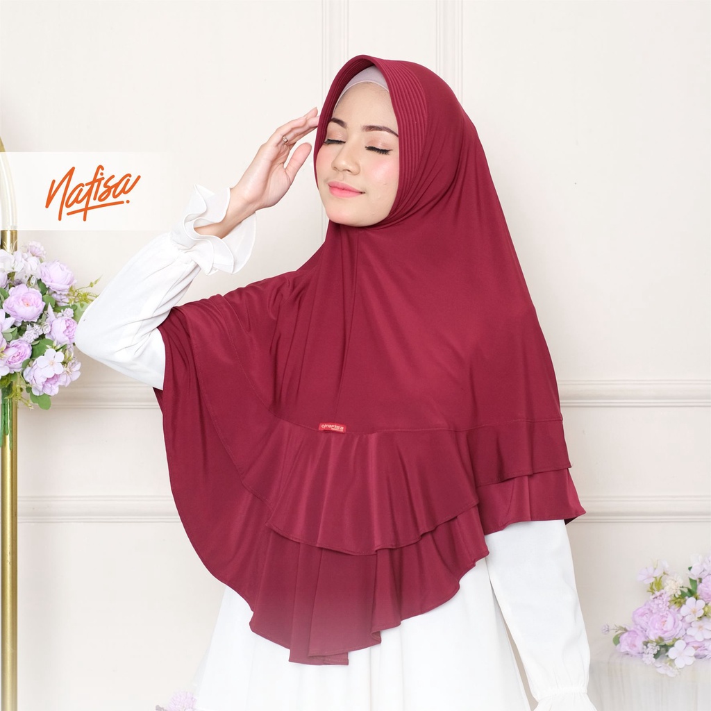 Hijab Instan Bergo Syari Promo Nafisa ANITA | Jilbab Instan Jumbo Bergo Kerudung Instan Pad Kecil