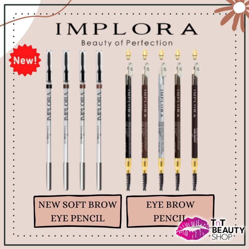 PENSIL ALIS IMPLORA HITAM DAN COKLAT
