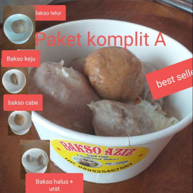 

bakso aziz sejak 1966- tradiaional bakso