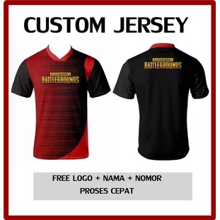 Baju Kaos Jersey Gaming PUBG 82 Printing Custom - Baju Esports Indonesia