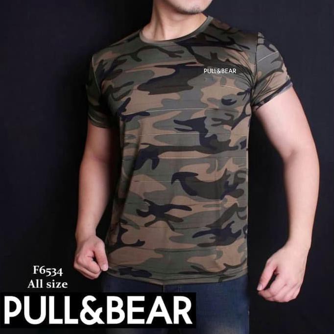 Super Sale Kaos army PULL N BEAR tentara loreng Murah Banget