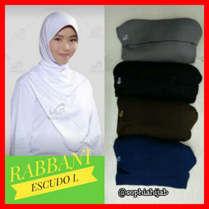 Rabbani Kerudung  Escudo Ukuran L