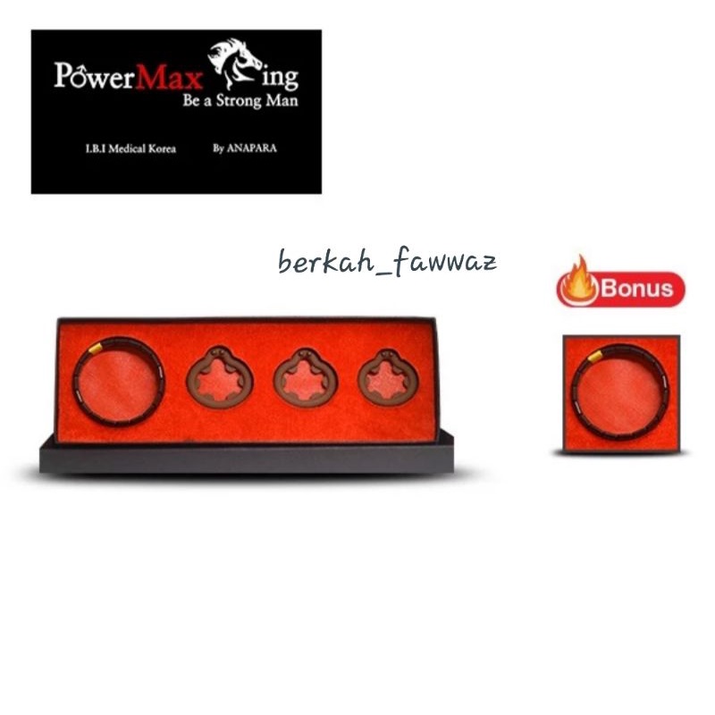 POWERMAX RING - POWER MAX RING - ALAT TERAPI KESEHATAN VITAL PRIA