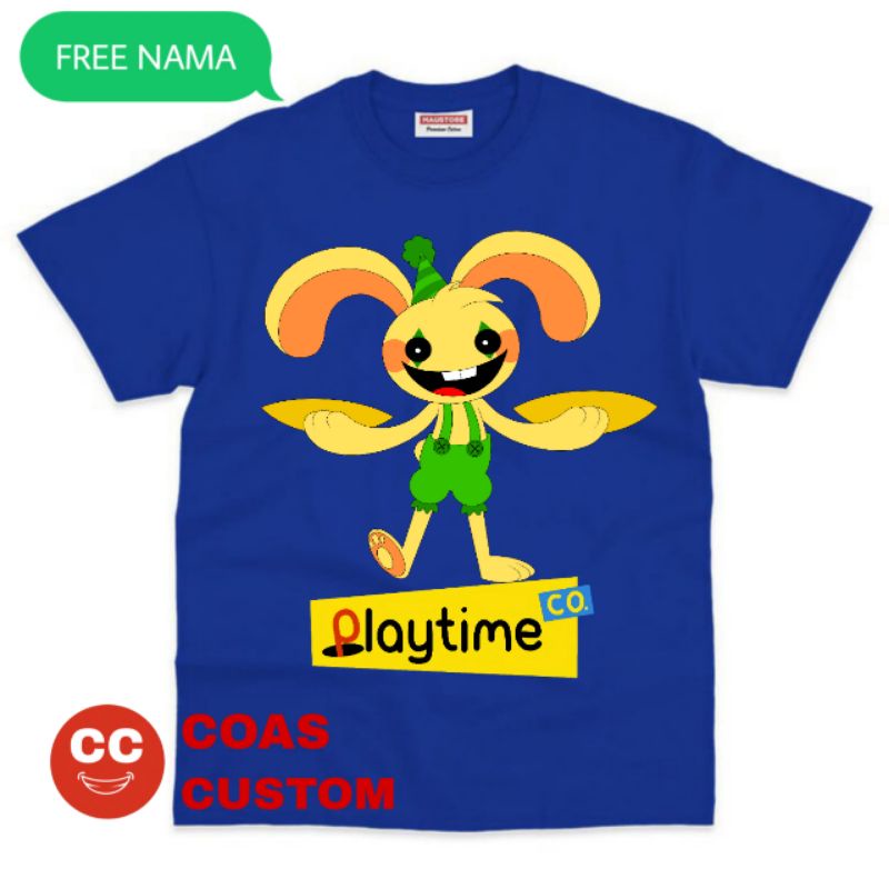 BAJU BUNZO BUNNY KAOS ANAK POPPY PLAYTIME