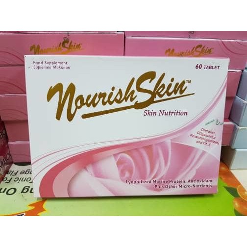 Asli 100 Original Nourish Skin Tablet Isi 60 S Rekomendasi Dokter Shopee Indonesia