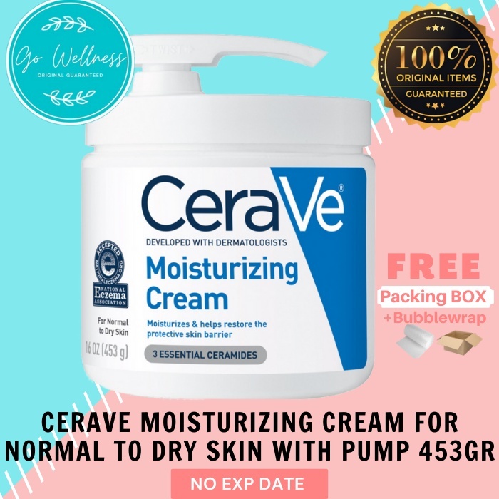 Jual Cerave Moisturizing Cream 453gr With Pump Shopee Indonesia