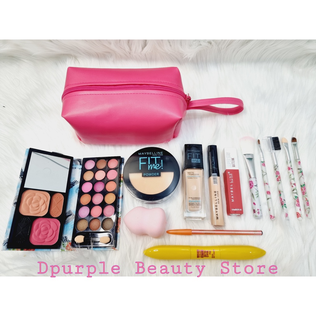 ( Semua Paket Kecantikan Ada Disini!! ) - Paket Kosmetik Maybelline Lengkap Murah - Paket Make Up Maybelline Super Komplit - Semua Paket Kosmetik Realpict